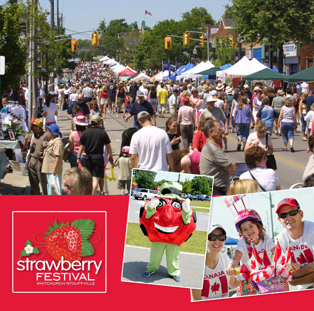 The Annual Stouffville Strawberry Festival is a much celebrated event.