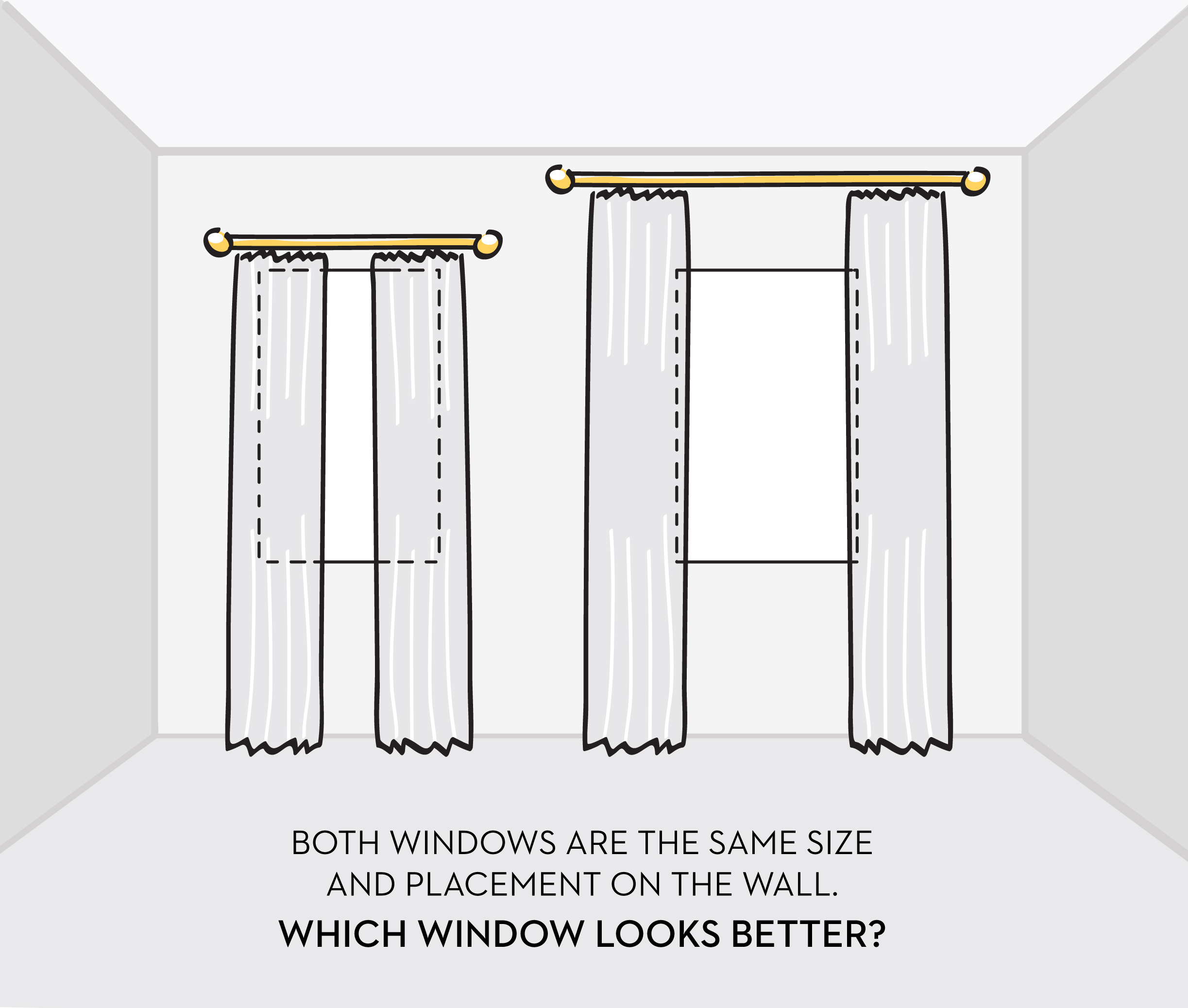 How To Hang Curtains Properly | Geranium Blog