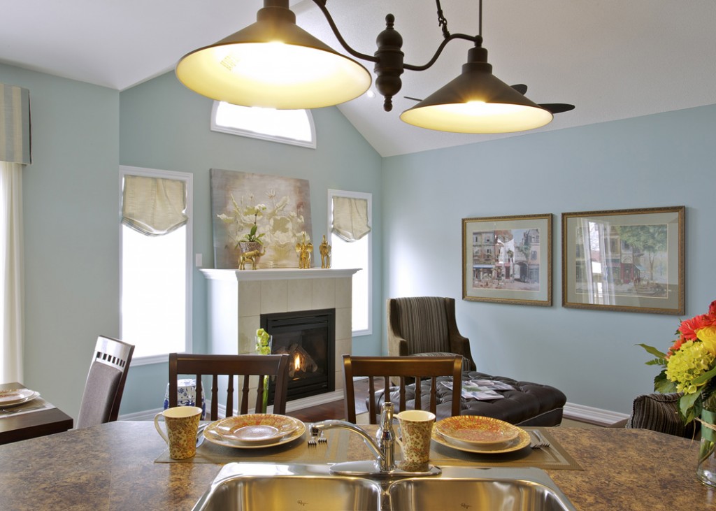 Consider lighting before choosing your paint colours