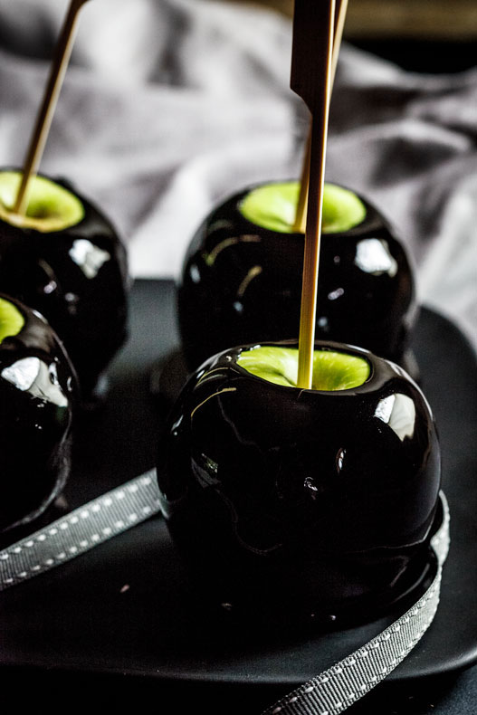 "Poison" Toffee Apples