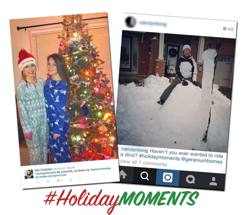 Recent #HolidayMoments contest entries