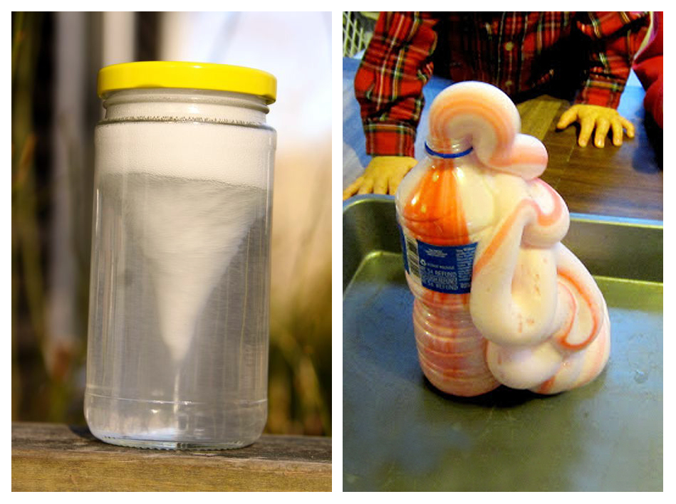Tornado in a jar or elephant toothpaste are just 2 fun science experiments to do at home.