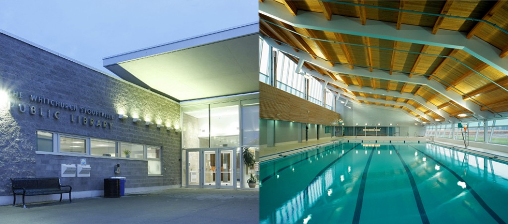 Whitchurch-Stouffville Recreation Centre has a 25 metre accessible indoor pool.