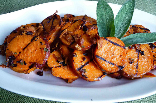 Grilled Sweet Potatoes are always in season!