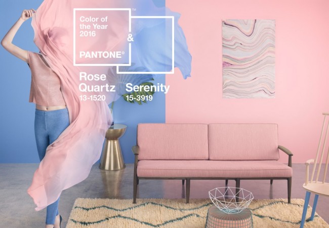 Rose Quartz & Serenity Blue are Pantone's 2016 Colour of the Year 