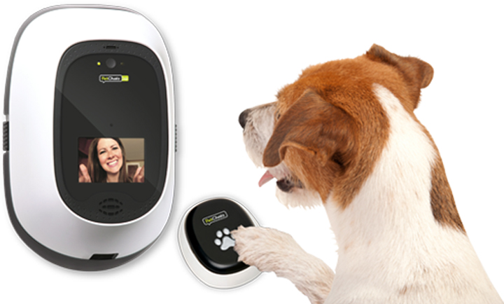 The PetChatz lets you communicate with your pet while you're not at home.
