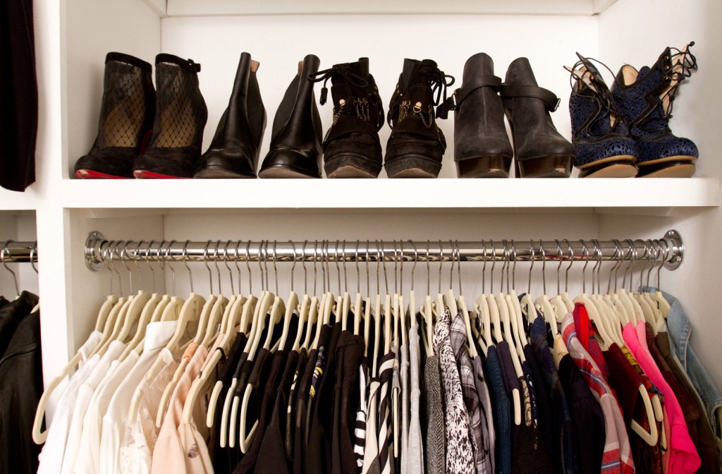 When it comes to spring cleaning, start with your closet.