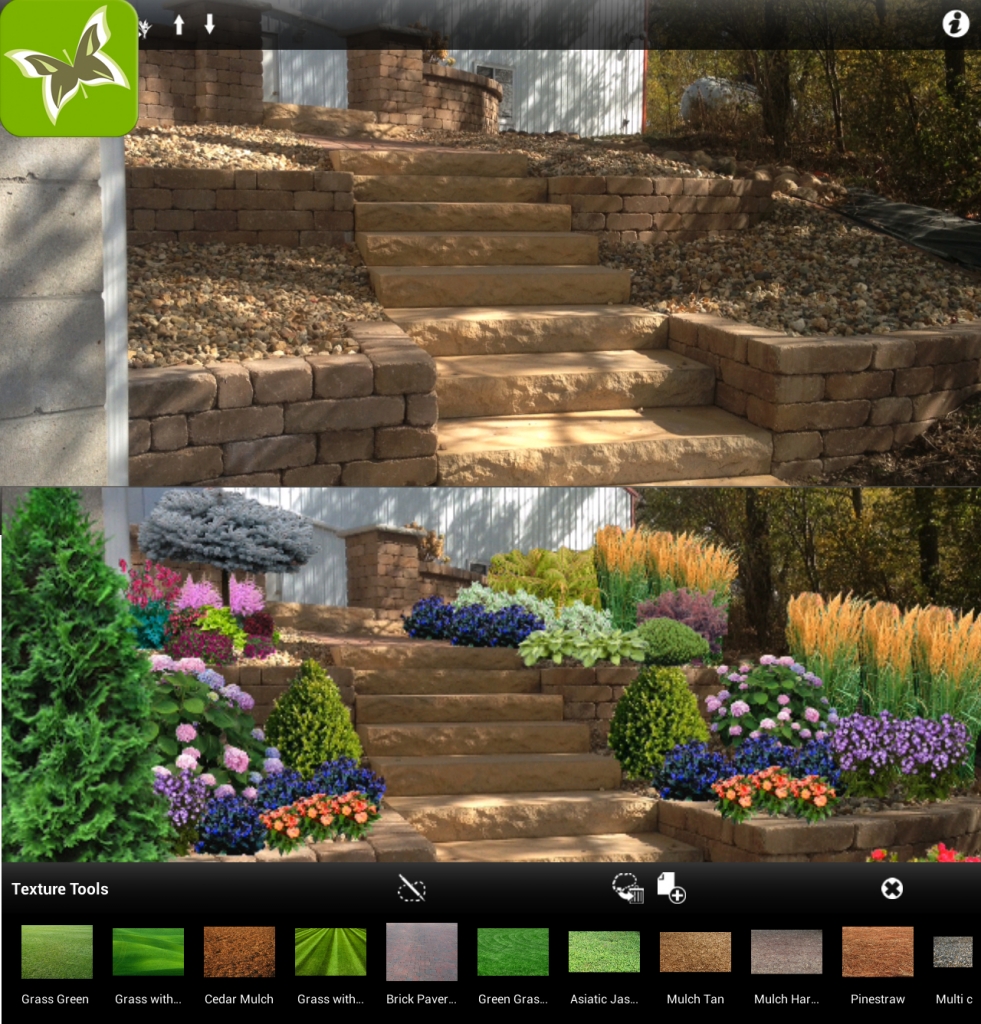 It's easy to transform your garden with the iScape app.