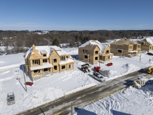 Lots 6-9 - Various framing stages