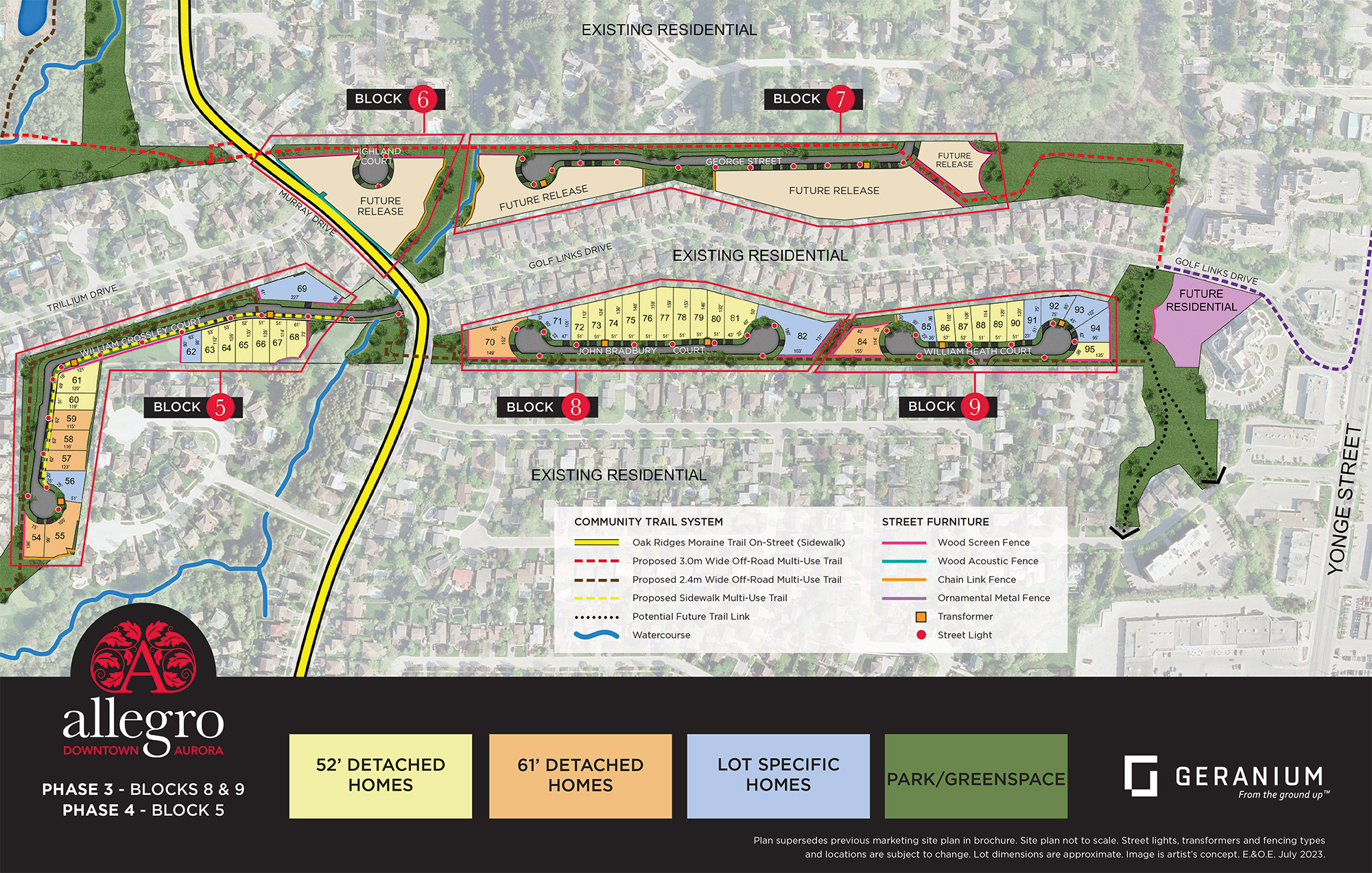 Allegro Site Plan